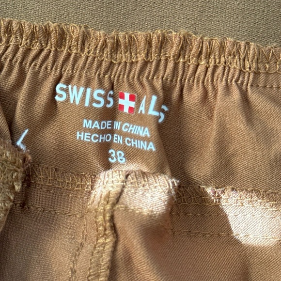 NWT Swiss Alps Performance Rayon Nylon Pants Mens 38 MMP2257 Brown - Picture 7 of 8